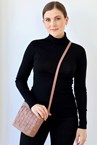 SMALL SHOULDER BAG - dusky pink